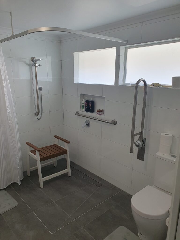 Image of newly constructed accessible bathroom