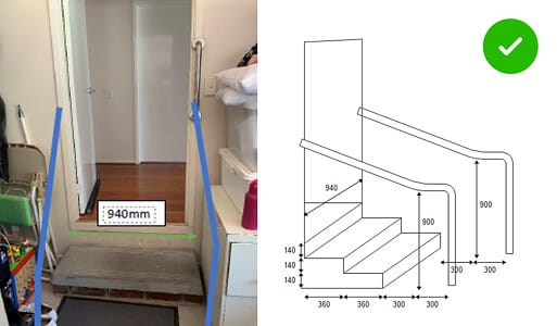 Photo showing a correct Scope of Work for NDIS Home Modifications